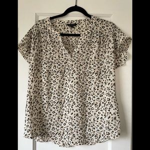 Banana Republic - Dolman Top - Leopard